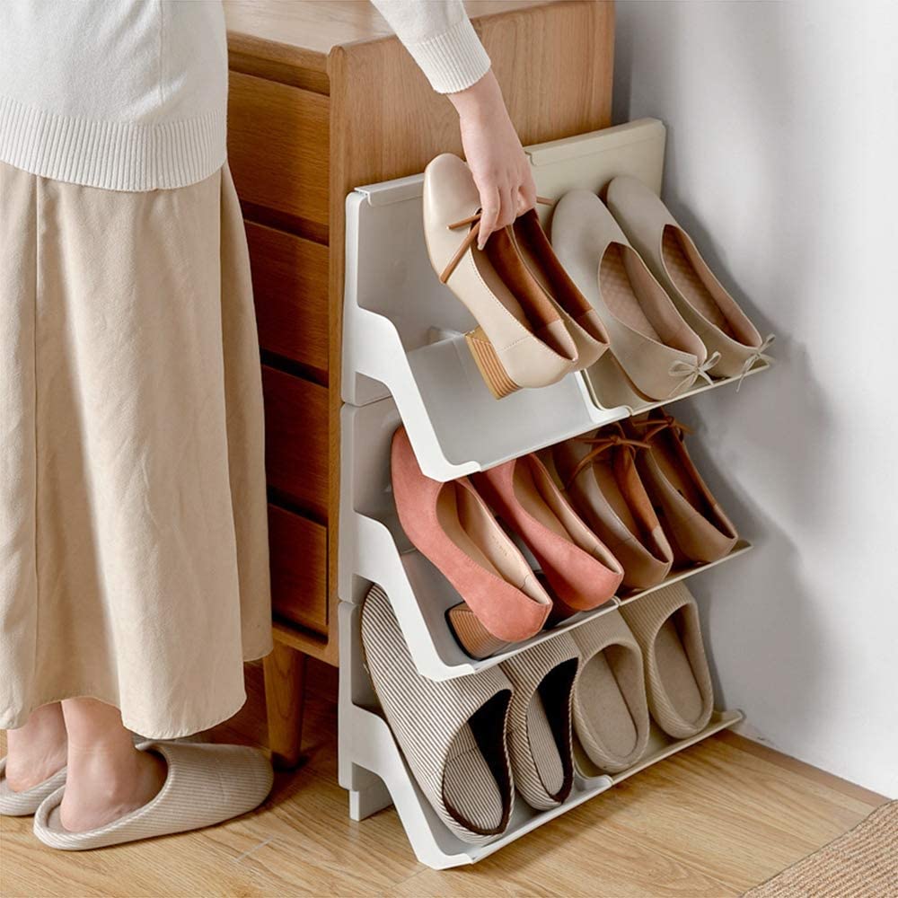 1pc Multi-layer Shoe Hanging Storage Bag, Shoes Organizer, Shoe