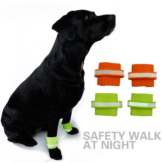 Puppy fluorescent foot cover