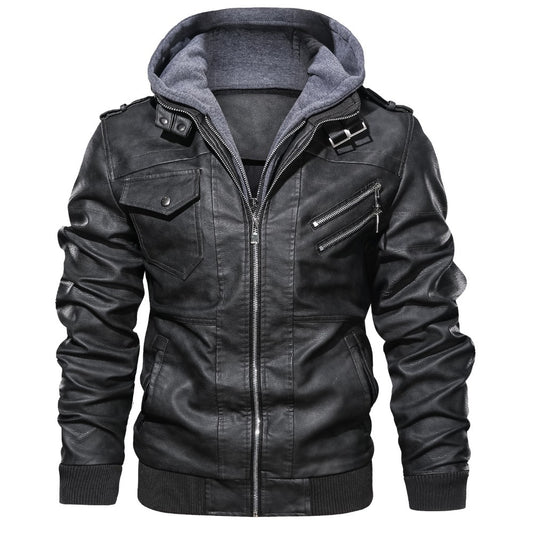 Applo Jacket Coat Leather Removable C Ap