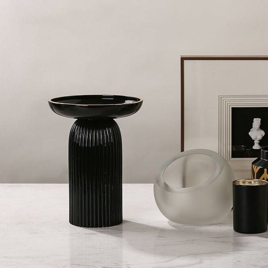 Light Luxury Floral Ceramic Vase Decoration