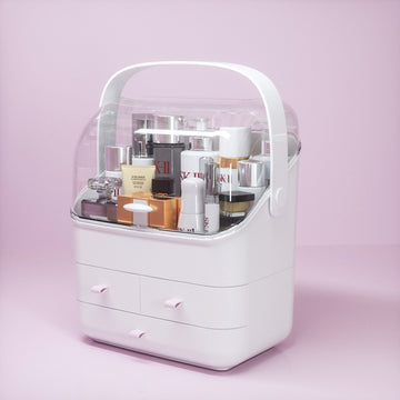 Multifunctional Transparent Makeup Portable Drawer Separation Storage Box