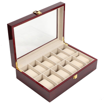 Wooden watch box watch storage box