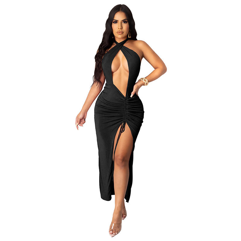 Omega Slit Dress - nina-vigas