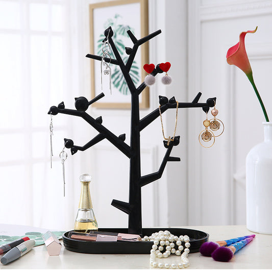 Rotatable Earring Storage Rack