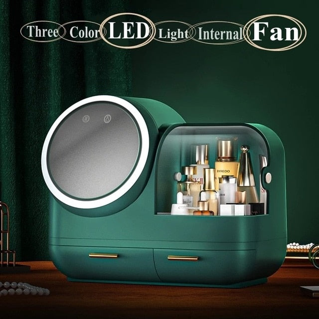 Fan Makeup Organizer LED Light - nina-vigas