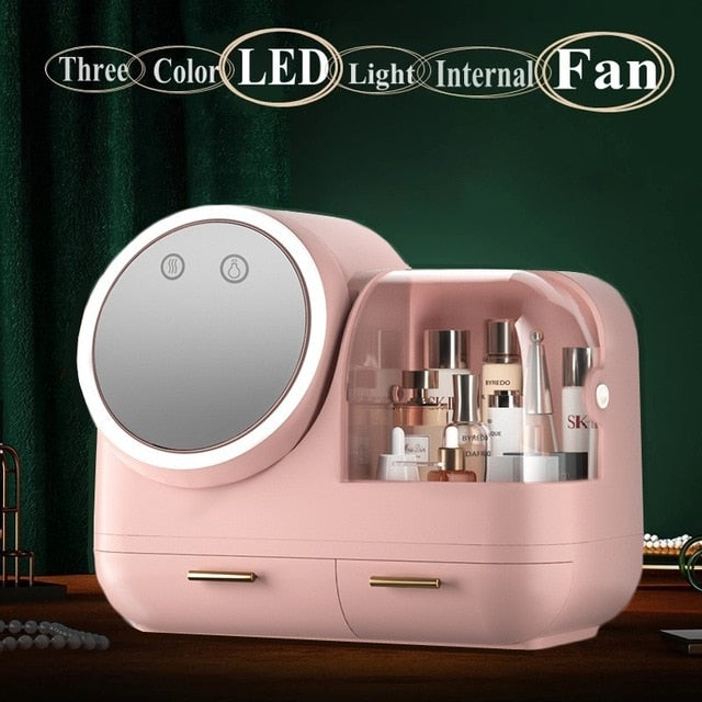 Fan Makeup Organizer LED Light - nina-vigas