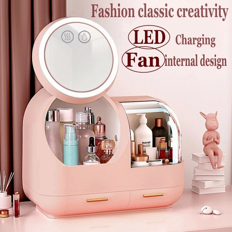 Fan Makeup Organizer LED Light - nina-vigas