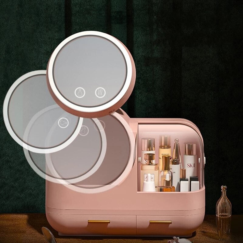 Fan Makeup Organizer LED Light - nina-vigas