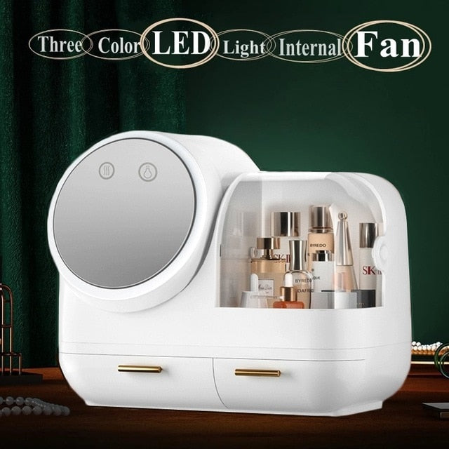 Fan Makeup Organizer LED Light - nina-vigas