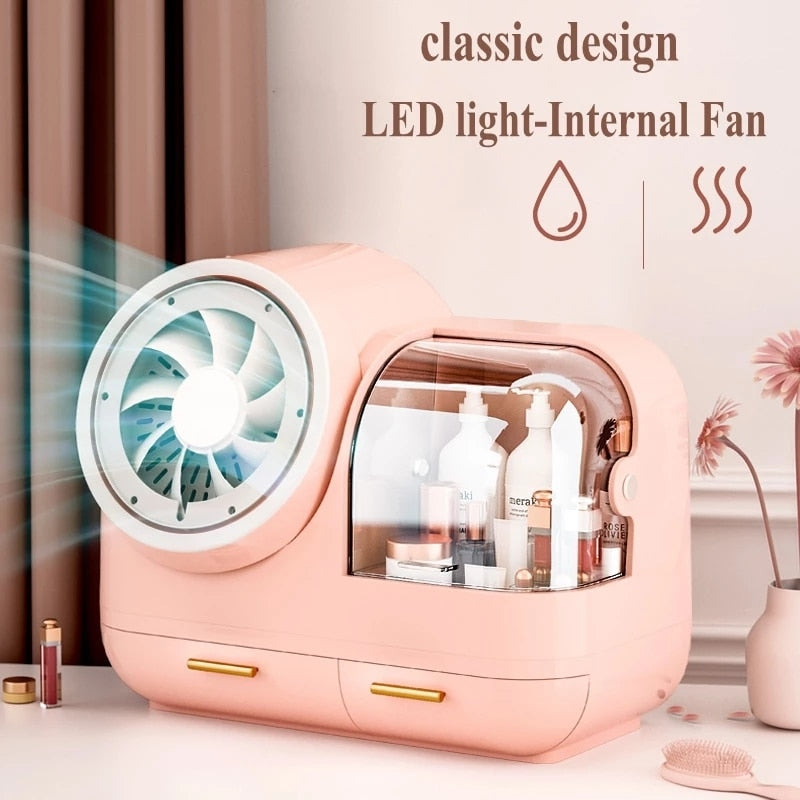 Fan Makeup Organizer LED Light - nina-vigas