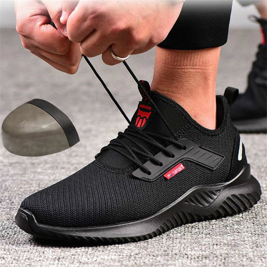Men's Safety Protection Anti Smashing And Anti Puncture Work Shoes