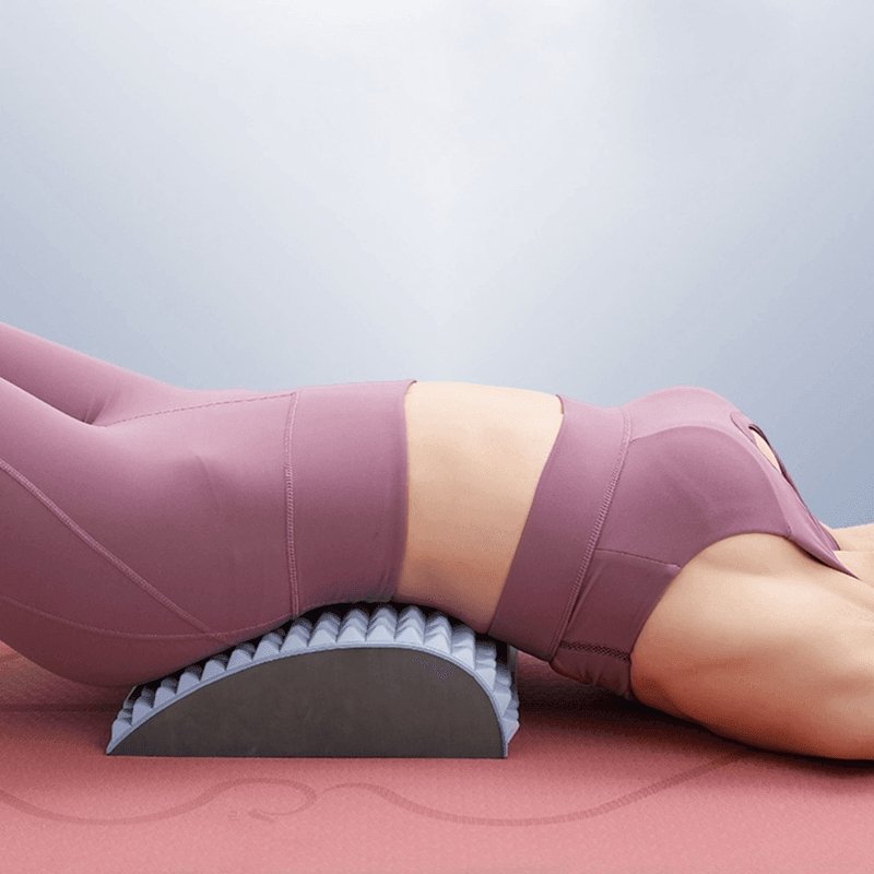 Back Stretcher Pillow Neck Lumbar Support Massager for Neck Waist