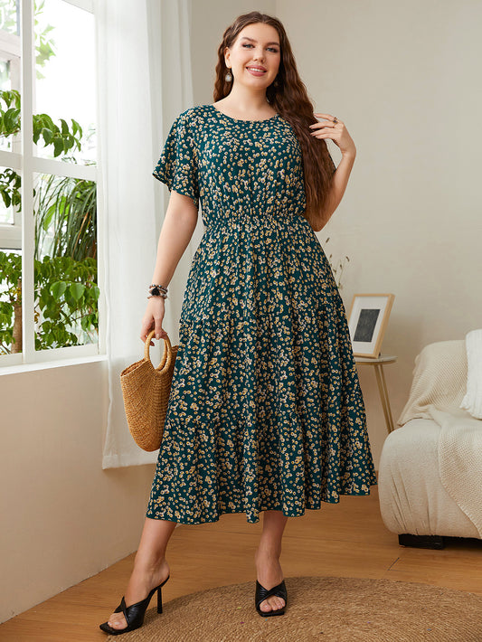 Plus Size Women Floral